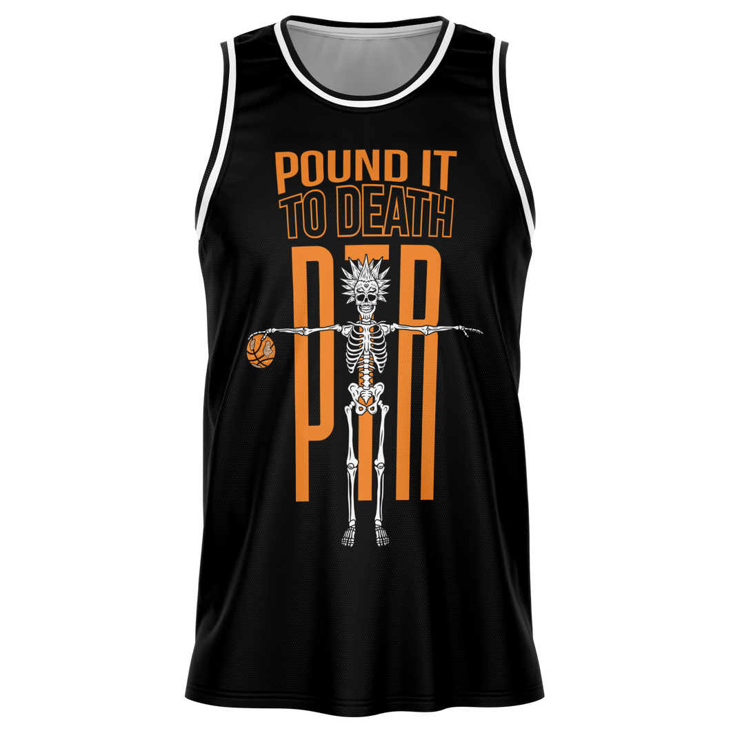 Pound The Rock - Adult - Basketball Jersey - Pound It To Death